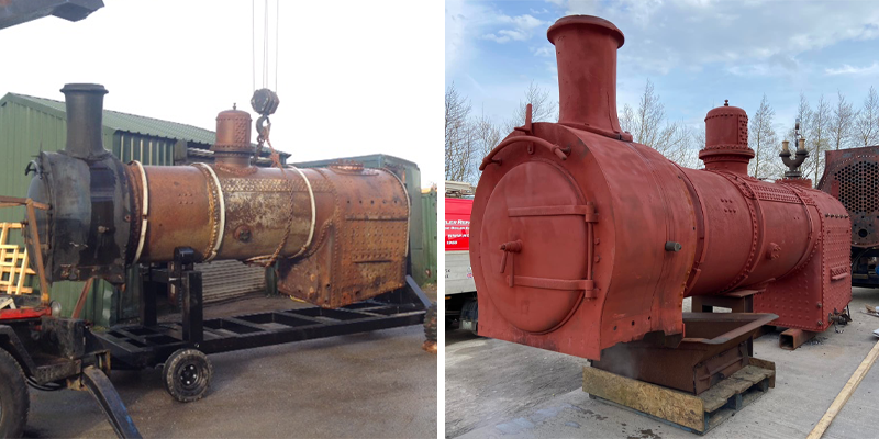 Steam Locomotive Boiler Restoration by H.A McEwen Boiler Repairs